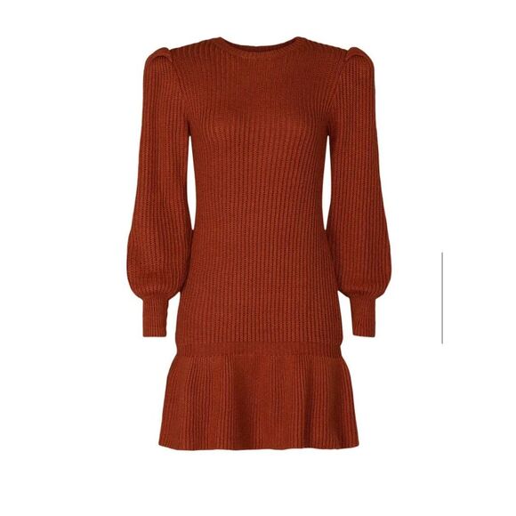Love, Whit by Whitney Port Dresses & Skirts - Love, Whit by Whitney Port Rust Sweater Dress Size 0